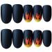 YONAIL 24/set Fake Nails Press On Nails Matte Fake Nail With Glue Artificial False Nails Full Cover Acrylic Fingernail Tips With Pre Design Glue On Nails - Buy Online on GoSupps.com