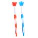 Housoutil 2st tongue cleaning brush Tool tongue scratches cleaning brush tongue scraps tongue tongue cleaner for at home portable tongue cleaner nanoplasty tongue brush
