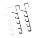 VINTORKY Office Organization 3pcs Wall Coat Mounted Hooks Door Hook Hanger Clothes Hook Stainless Steel Door Office Organizing
