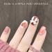 KDDOM 12 Pcs 3D Resin Bow Nail Rhinestones for DIY Nail Art - Nail Decoration Accessories - Buy Online on GoSupps.com