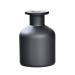 150 ml of empty glass diffuser bottles refillable aromatherapy glass essential oils container fragrance craftsmanship decoration for DIY replacement-reel diffuser (matt black) gray