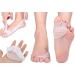 Toe Separator and Gel Bunion Pads for Pain Relief - Hammer Toe Straightener and Spacers for Overlapping Toes - Hallux Valgus Stretchers - Men and Women - Buy Online on GoSupps.com