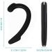 Zhigao Reusable Silicone Ear Protector Caps Non-Slip Earloop Covers (5 pcs, Black) - Buy Online on GoSupps.com