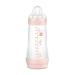 MAM Easy Start Anti-Colic Baby Bottle 320ml - Pink 4+ Months SkinSoft Silicone Sucker - International Shipping Available - Buy Online on GoSupps.com