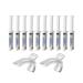10 3ml Syringes Teeth Whitening 44% Carbamide Gel Tooth Whitener Bleach Professional Dental Kit by White Teeth Global (TM)