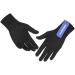 ALASKA BEAR Silk Liner Gloves in Black - Unisex Medium Size - Buy Online on GoSupps.com