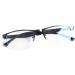 FONHCOO Half-Rim Reading Glasses for Men & Women - Blue Light Filter Visual Aid for Seniors - Gray 1.0x - Buy Online on GoSupps.com