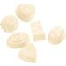 ifundom 24 pcs Simulation chocolate interesting children toy cake photography props chocolate decor fake chocolate props kids toys in bulk children accessory pvc 3d Charm food white - Buy Online on GoSupps.com