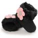 Spring Winter Warm Fleece Booties for Baby | Non-Slip Soft Sole Shoes for Boys Girls | Adjustable Prewalker Boots 0-18 Months (12-18 Months, Black) - Buy Online on GoSupps.com