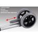 4 Castor Wheels Walker Wheels and Replacement Feet Includes 2 Glide Tips and Two 5 Inch Rubber Wheel Folding Walkers Heavy Duty Replacement Caster Wheels - Buy Online on GoSupps.com