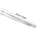 SOESFOUFU Tweezers Lash Fine Tweezer Tongs Beauty Tools Nipper Specialty Tools Collector Tools Tweezer for Stamp Safe Material Tweezer Collecting Coins Stainless Steel Make up Straight Head 11CM Silver - Buy Online on GoSupps.com