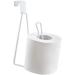 Storage rackToilet Roll Holder Over The Tank Toilet Tissue Roll Paper Holder Stand Dispenser Reserve for Bathroom Storage and Organization- White - Buy Online on GoSupps.com