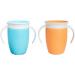 Munchkin Miracle 360 6+ Month 7oz Baby Sippy Cups (2-Pack) Free Flow Beaker for Toddlers Trainer Cup BPA-Free Spill-Free  - Buy Online on GoSupps.com