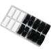 Anncus Acrylic Clear Double Row 16 Slots Makeup Organizer Eye Shadow Storage Box Jewelry Storage Case Lipstick Holder - (Color: Clear) - Buy Online on GoSupps.com