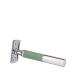 M HLE NEO Safety Razor - Eco-Friendly Double Edge Razor for Beginners & Experienced Shavers | Chrome & Sage Green Grip | Perfect for Men & Women - Buy Online on GoSupps.com