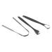 Stainless Steel Tongue Scraper | Metal Tongue Cleaner for Fresh Breath | Reusable Tongue Brush with Travel Case - Buy Online on GoSupps.com