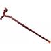 Wooden Cane Solid Walking Stick Crutch Wooden Sticks Solid Wood Old Wooden Stick Mahogany Cane Walking -Affordable Gift for Your Loved One for Elderly Seniors (B) Lucky Star - Buy Online on GoSupps.com