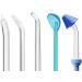 Jerilla 9pcs Oral Irrigator Nozzle Set Replacement Jet Tips for Waterpik WP-100-WP-900/Flycat FC168-FC188 - Buy Online on GoSupps.com