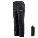 Tip winter down pants warm thick outdoor pants thermo pants windproof winter pants for skiing double-sided zipper Type unisex m (double-sided zipper) black