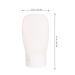 FRCOLOR 4Pcs Silicone Travel Shampoo Bottles Set Portable Refillable Lotion & Shampoo Bottles 30ml for Travel - Easy Squeezy White Containers - Buy Online on GoSupps.com