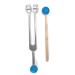 136.1 Hz Low-Frequency Aluminum Alloy C Tuning Fork with Hammer | Ideal for Body & Mind Cleansing - International Shipping - Buy Online on GoSupps.com