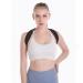 Posture Corrector for Men & Women Breathable Adjustable Black Shoulder Brace for Lumbar Neck Shoulder & Clavicle Pain Relief - Buy Online on GoSupps.com