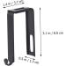 Cabilock 4pcs Door Storage Hooks Clothes Rack Home Hook Multipurpose Hook Heavy Duty Hook Clothing Hanger - Buy Online on GoSupps.com