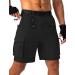 Viodia Men's Hiking Cargo Shorts Stretch Tactical Shorts for Men with 8 Pockets Quick Dry Lightweight Shorts for Work Fishing 3X-Large Black