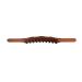 Triggerpunkt massager two-row 20 pearls easy to use multifunctional relieves tiredness wooden massage device for neck shoulders arms legs (carbonized carbonized beech 20 pearls