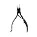 FURLOU Nail Clipper Black Stainless Steel Manicure Dead Skin Scissors Nail Tool Nail Edge Barbed Dead Skin Pliers Trimmer