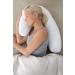 Sleep Buddy Side Sleeper Contour Pillow - Orthopedic Support for Side Sleeping - Neck, Shoulder and Back Pain Relief - Home & Travel Pillow - Buy Online on GoSupps.com