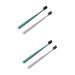 Gatuida 4 pieces tongue toothbrush toothbrush with etui soft toothbrush mass tool for tooth cleaning travel toothbrush large toothbrushes oral care soft fur care brush