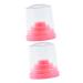POPETPOP 2 Pcs 48 Nail Drill Bits Stand Display Holder Stand Nails Drill Bits Nail Drill Bit Container Nail Drill Bits Holder Nail Bit Holder Case Nail Bit Holder Stand Bracket Box Manicure Size 1x2pcs Pinkx2pcs