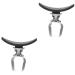 Didiseaon 2 Pcs Eye Shadow Stamp Make up Kit Eyeliner Stencil Silicone Makeup Practical Tool Fixer