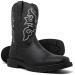 Canyon Trails Mens Square Toe Embroidered Durable Western Work Rodeo Cowboy Boots 10 Black