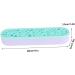 Buy Housoutil Silicone Makeup Brush Storage Box | Brush Drying Rack & Organizer | Green 28X5CM - Ideal for Air Drying & Desktop Organization - Buy Online on GoSupps.com