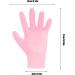 Moisturizing Silicone Gloves for Dry Cracked Hands - NTRUXZP Pink Gel Spa Gloves | 2-Piece Hand Care Set - Buy Online on GoSupps.com