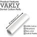 Dental Cotton Rolls Pack of 100 - 2 Medium 1.5 Non-Sterile High Absorbent Cotton Rolls for Mouth Gauze and Nosebleeds (100 Count) - Buy Online on GoSupps.com