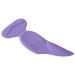 Heel Cushion Inserts PU Anti-wear Foot Thick High Heel Inserts Men Breathable Stand for Plantar Fasciitis and Pain Relief(Lycra Purple Medium)