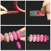 100PCS Transparent Nail Art Display Stand with Double-Sided Tape - Perfect for Acrylic Nail Tips Practice - Salon and Home Nail Accessory - Buy Online on GoSupps.com