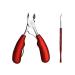 Pedicure Knife Set Stainless Steel Nail Groove Pliers Large Nail Clipper Toenail Scissors Stainless Steel Manicure Trimming Tools (Size : Set 1)