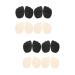 FOMIYES 8 Pairs Sponge Forefoot Pad Forefoot Pads Cushion Non-Skid Pads Soft Forefoot Pads High Heels Forefoot Insoles Shoes Forefoot Cushions High Heel Cushions Shoes Foot Cushions