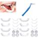 Comioke Prostheses Fake Teeth - 4 Pairs of Temporary Cosmetic Teeth Durable Dentures & Veneers for Enhanced Smile - Buy Online on GoSupps.com