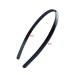 6 Pack Plastic Headbands - Unisex DIY Teeth Comb Hairbands in Black | Perfect for All Hair Types - Buy Online on GoSupps.com