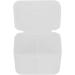 Yosoo 2 Grids Nail Art Cotton Pads Organizer Storage Box (2 Pcs) - Efficient & Stylish Solution for Nail Care - Buy Online on GoSupps.com