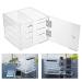 6 layers of eyelashes storage box eyelash storage box incorrect eyelash extension wear box large capacity make -up for cosmetic case also suitable for nail tips art art