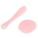 Silicone Face Scrubber Manual Facial Cleansing Brushes Face Massager and Exfoliator Handheld Mat For Sensitive Delicate Dry Skin (2pcs set)