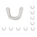 10 set resin teeth veneers comfortable dentures tooth cover removable reusable upper cover 10 set (upper cover)