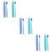 Partykindom 6 STK toothbrush set travel toothbrush toothbrush fall ultra-hooded toothbrush hand gum care toothbrush ultra toothbrush soft fur toothbrush box lovers pp-raw material