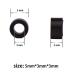 500 Pieces Dark Brown 5mm Micro Rings Silicone Beads for Hair Extensions | Premium Quality Micro Links - Buy Online on GoSupps.com